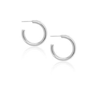 NWT Mini Hannah Hoops - Sterling Silver